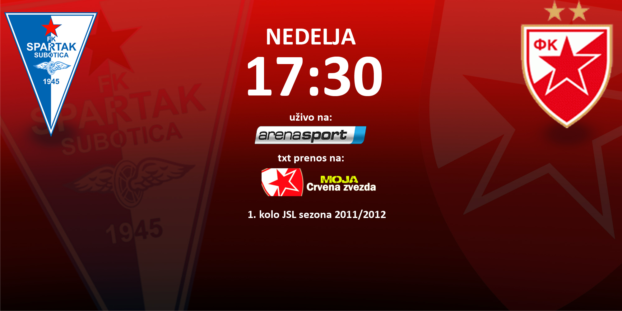 Prenos meča Spartak - Crvena zvezda