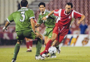 Leo Lerinc na meču protiv Omonije, 2001.